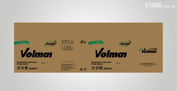 VOLMAN 沃尔曼润滑油纸箱设计