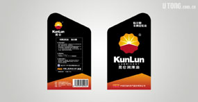 KUNLUN 昆仑润滑油标签