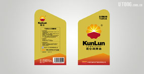 KUNLUN 昆仑润滑油标签