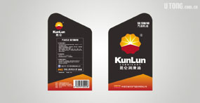 KUNLUN 昆仑润滑油标签