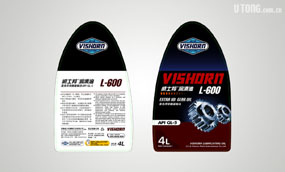VISHORN 威士邦润滑油标签设计