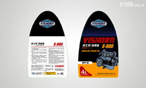 VISHORN 威士邦润滑油标签设计