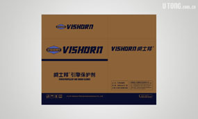VISHORN 威士邦润滑油纸箱设计