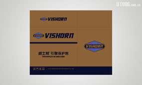VISHORN 威士邦润滑油纸箱设计
