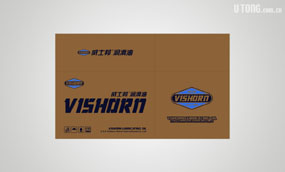 VISHORN 威士邦润滑油纸箱设计