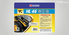 玉柴液压油中桶包装设计